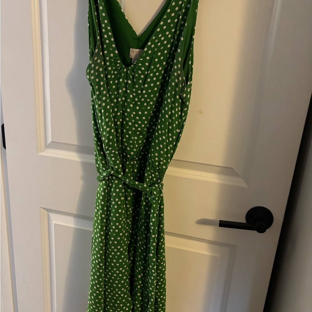 Green Polka Dot Dress